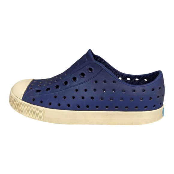 Native Jefferson Navy Blue Slip On Breatheable Water Shoe Sneaker Boys Size 12 - Picture 1 of 9